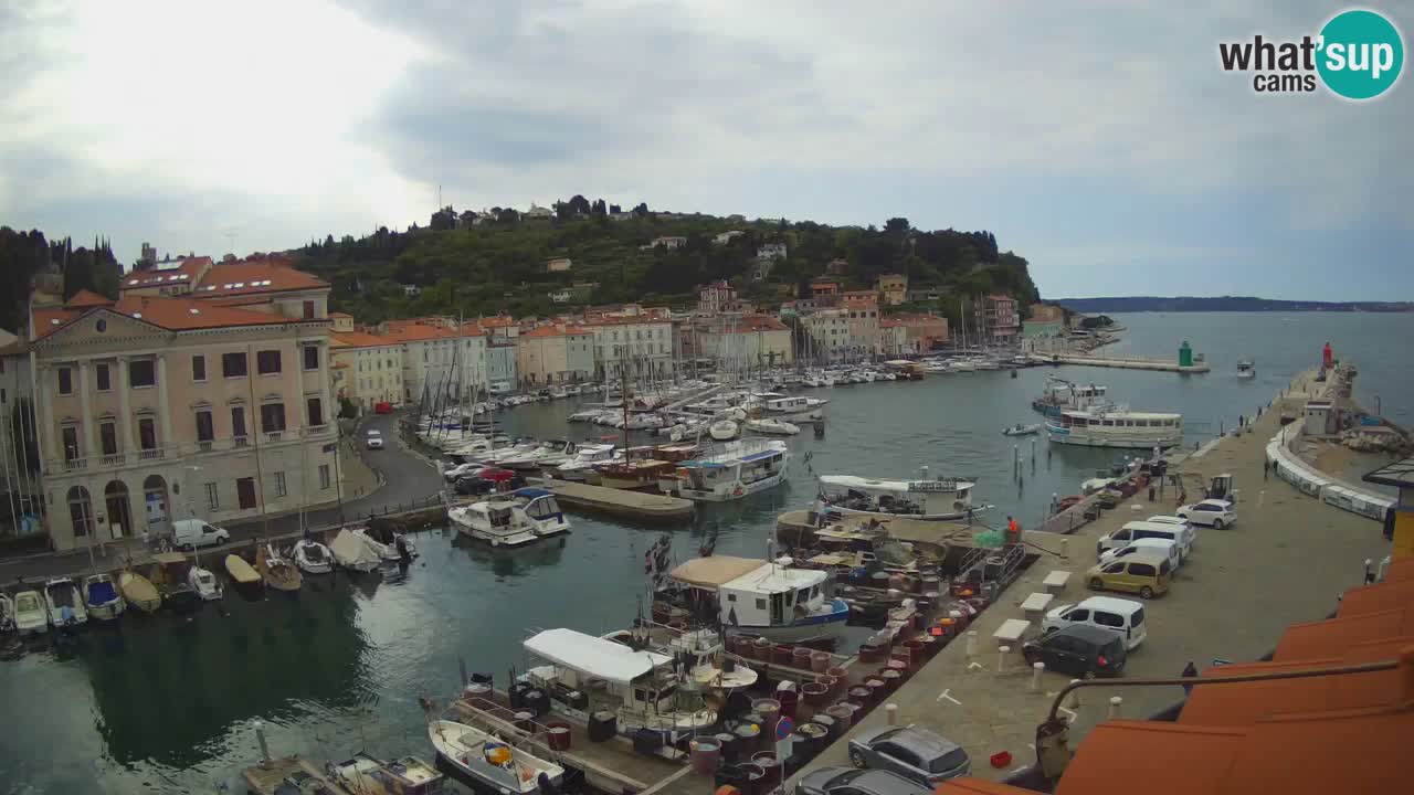 Live webcam from Piran “Mandrač” – Amazing live view from Villa Piranesi