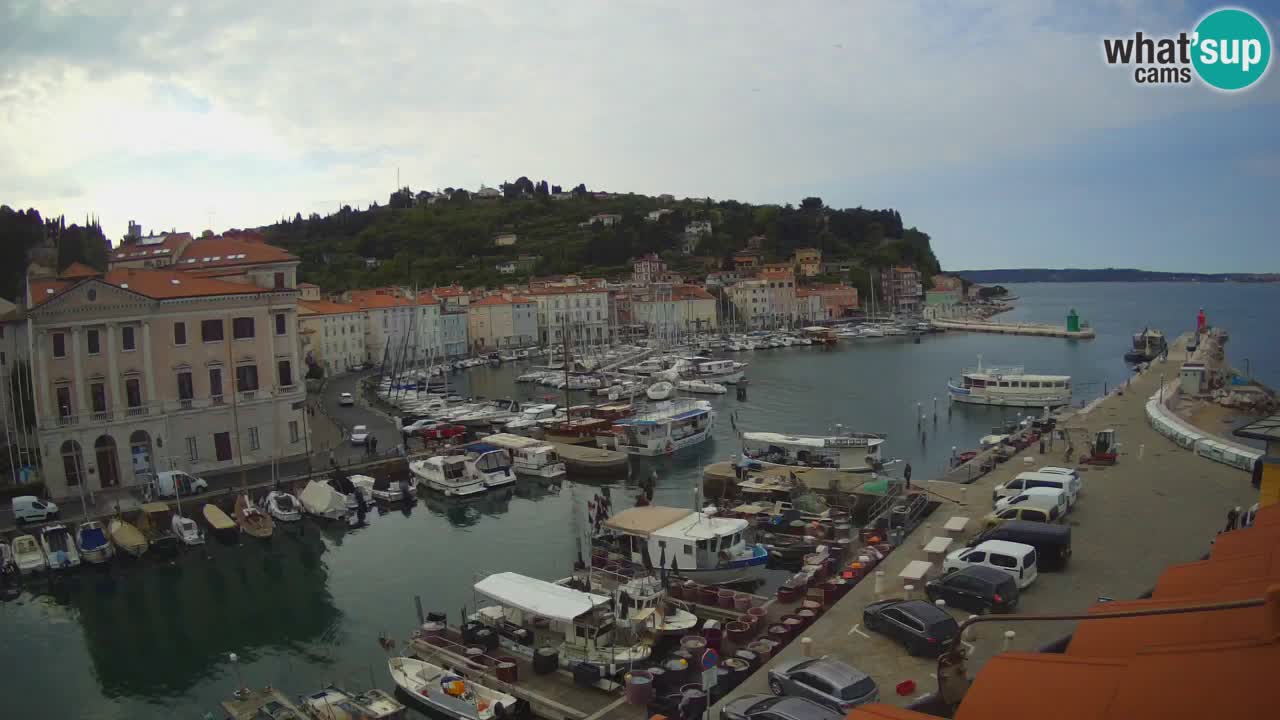Live webcam da Pirano “Mandrač” – Splendida vista live da Villa Piranesi