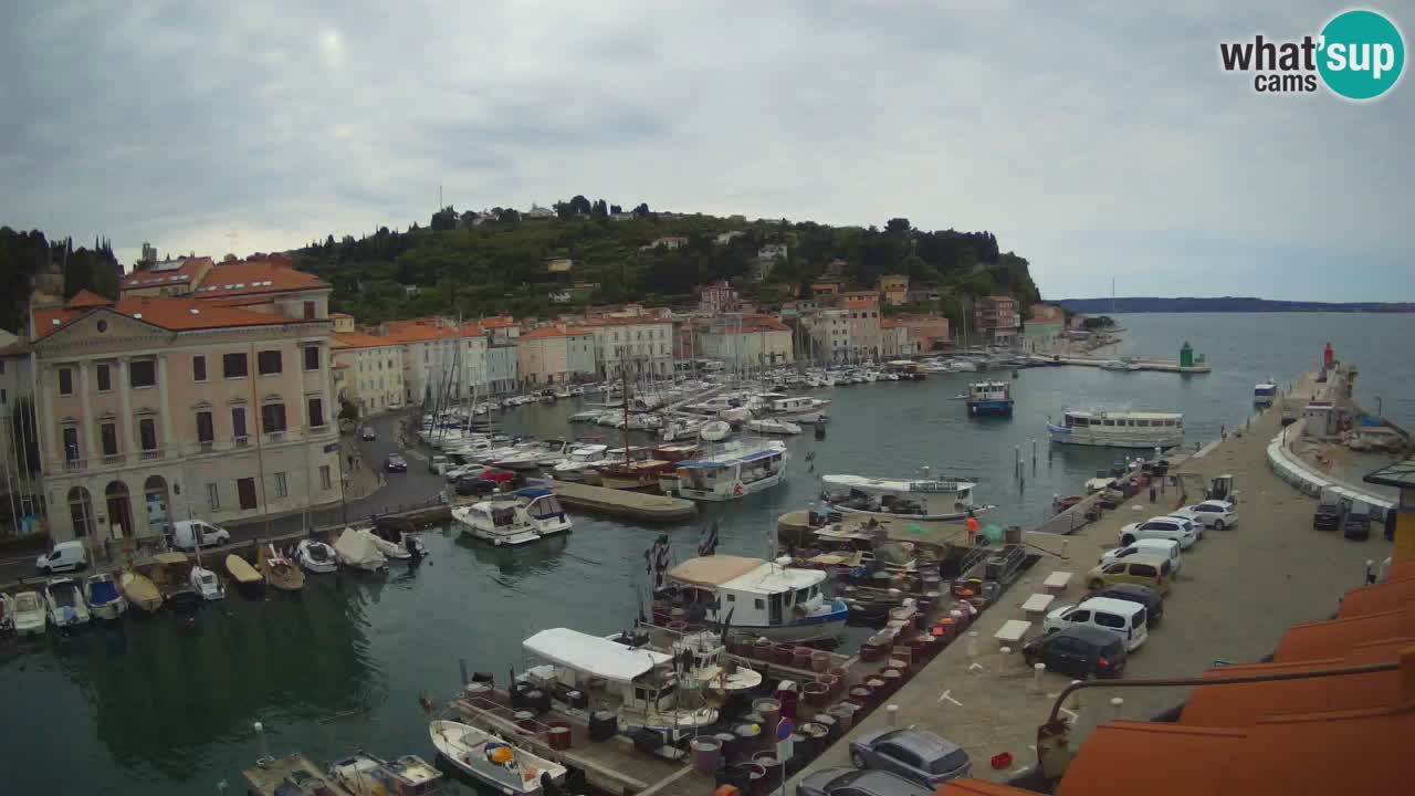 Live webcam from Piran “Mandrač” – Amazing live view from Villa Piranesi