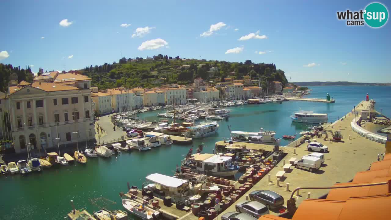Live webcam from Piran “Mandrač” – Amazing live view from Villa Piranesi