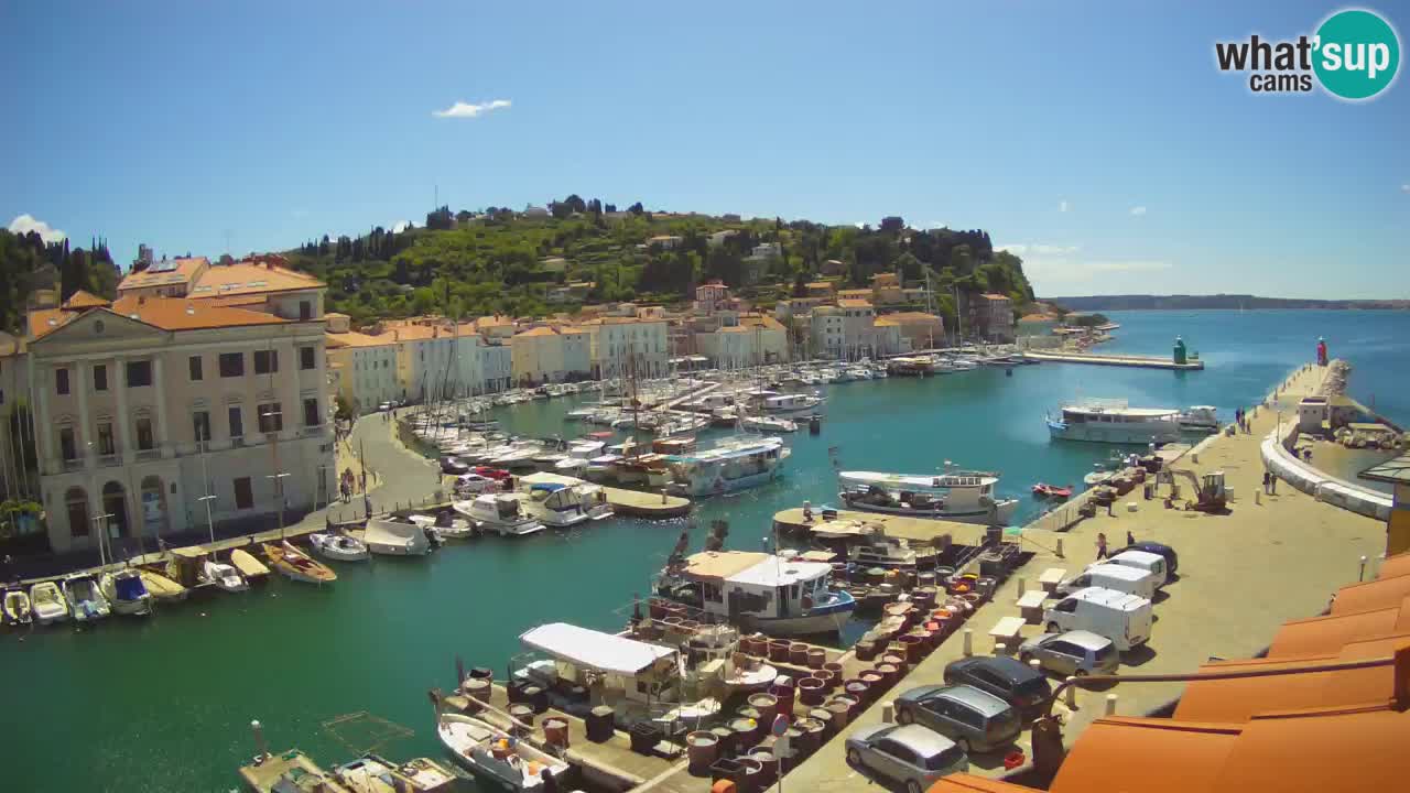 Live webcam from Piran “Mandrač” – Amazing live view from Villa Piranesi