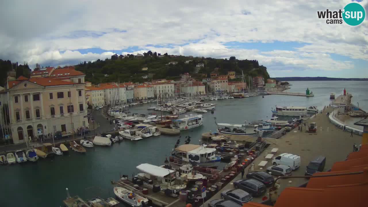 Live webcam from Piran “Mandrač” – Amazing live view from Villa Piranesi
