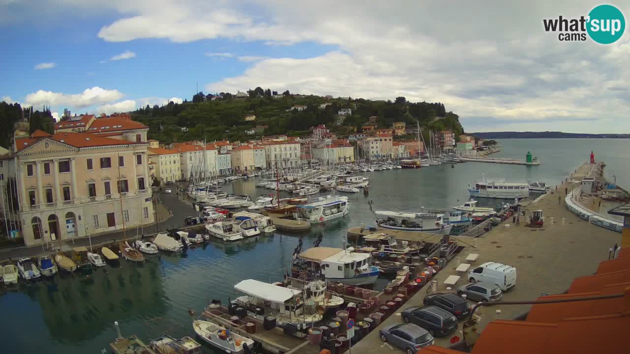 Live webcam from Piran “Mandrač” – Amazing live view from Villa Piranesi