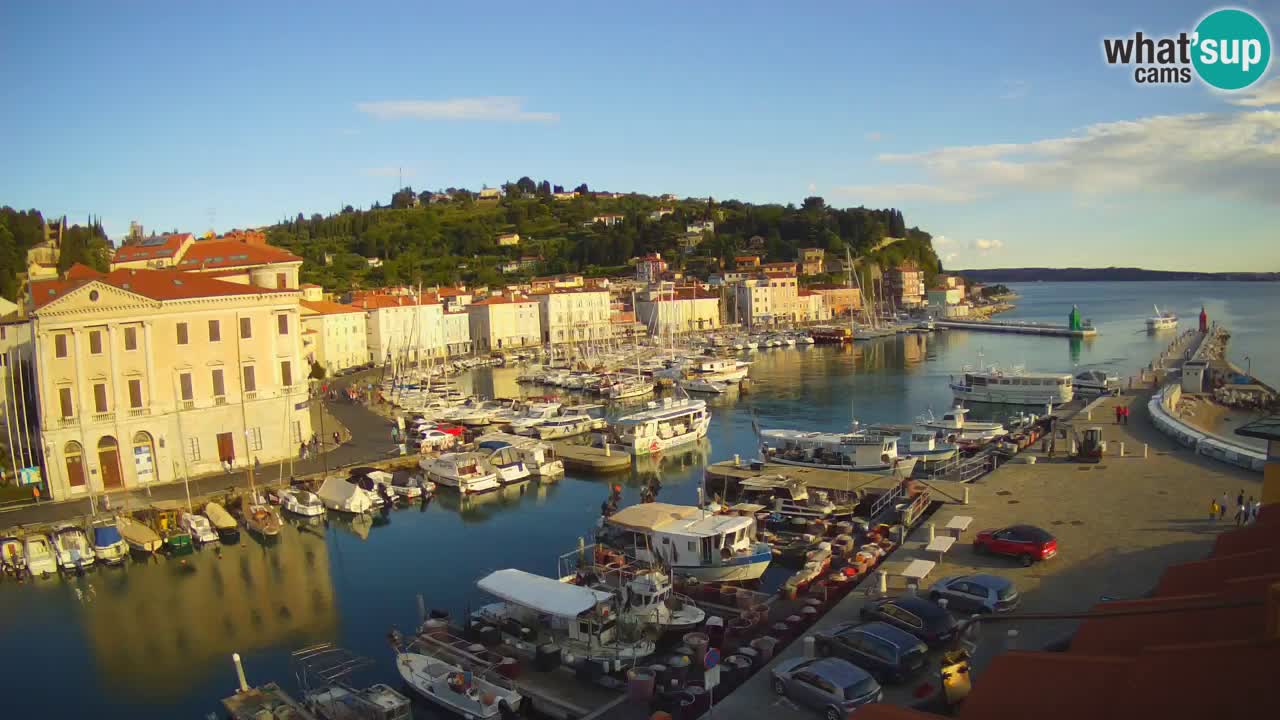 Live webcam from Piran “Mandrač” – Amazing live view from Villa Piranesi