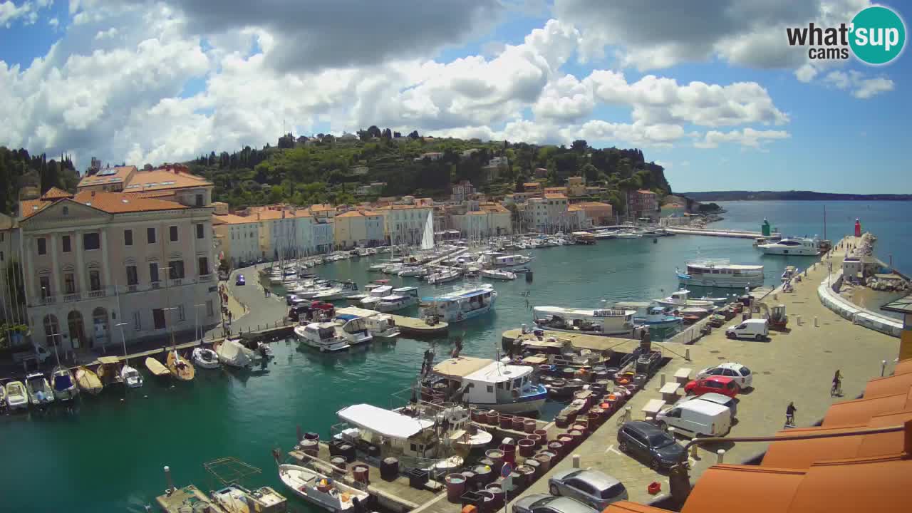 Cámara web en vivo desde Piran “Mandrač” – Increíble vista en vivo desde Villa Piranesi