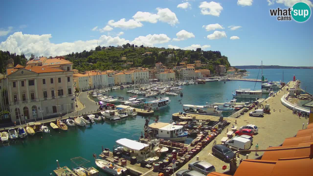 Live webcam from Piran “Mandrač” – Amazing live view from Villa Piranesi
