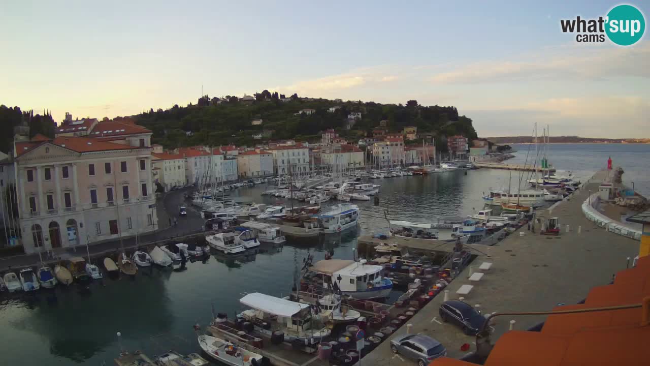Live webcam from Piran “Mandrač” – Amazing live view from Villa Piranesi