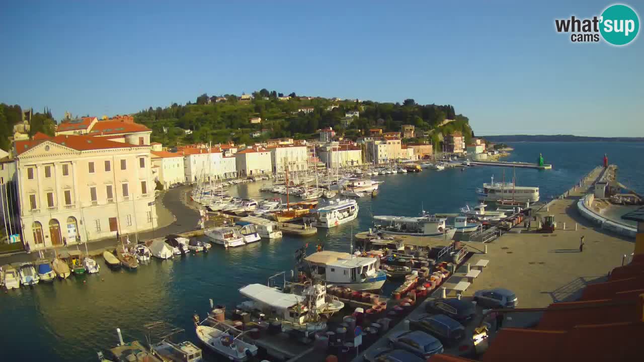 Cámara web en vivo desde Piran “Mandrač” – Increíble vista en vivo desde Villa Piranesi