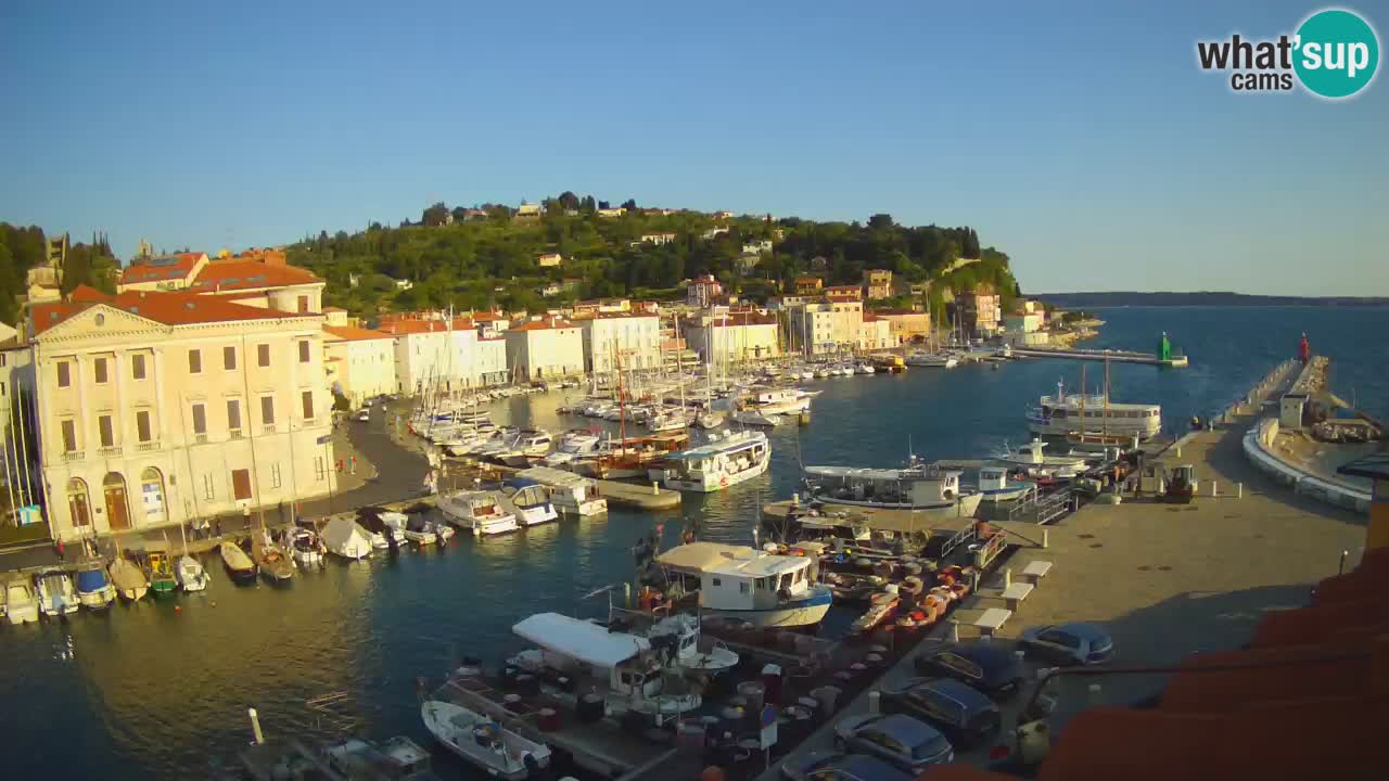 Live webcam from Piran “Mandrač” – Amazing live view from Villa Piranesi