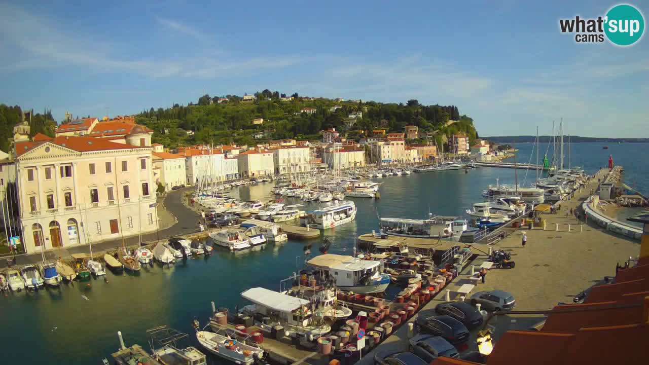 Live webcam from Piran “Mandrač” – Amazing live view from Villa Piranesi