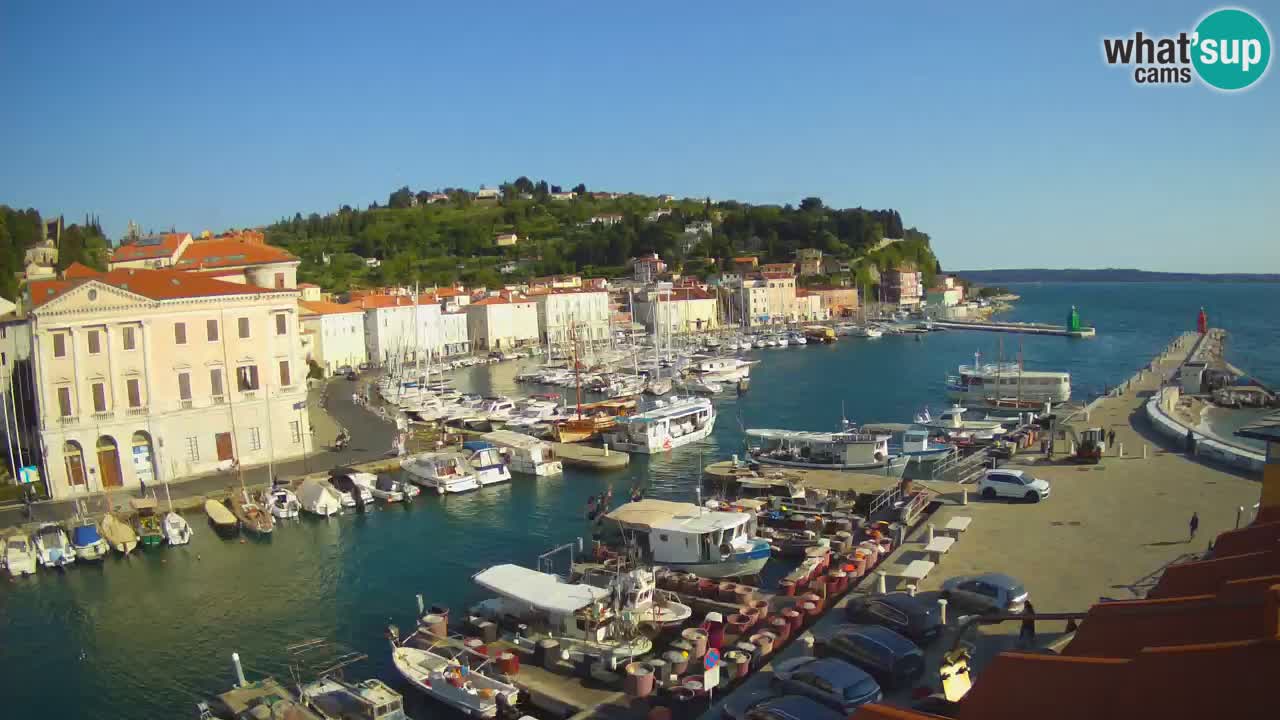 Cámara web en vivo desde Piran “Mandrač” – Increíble vista en vivo desde Villa Piranesi