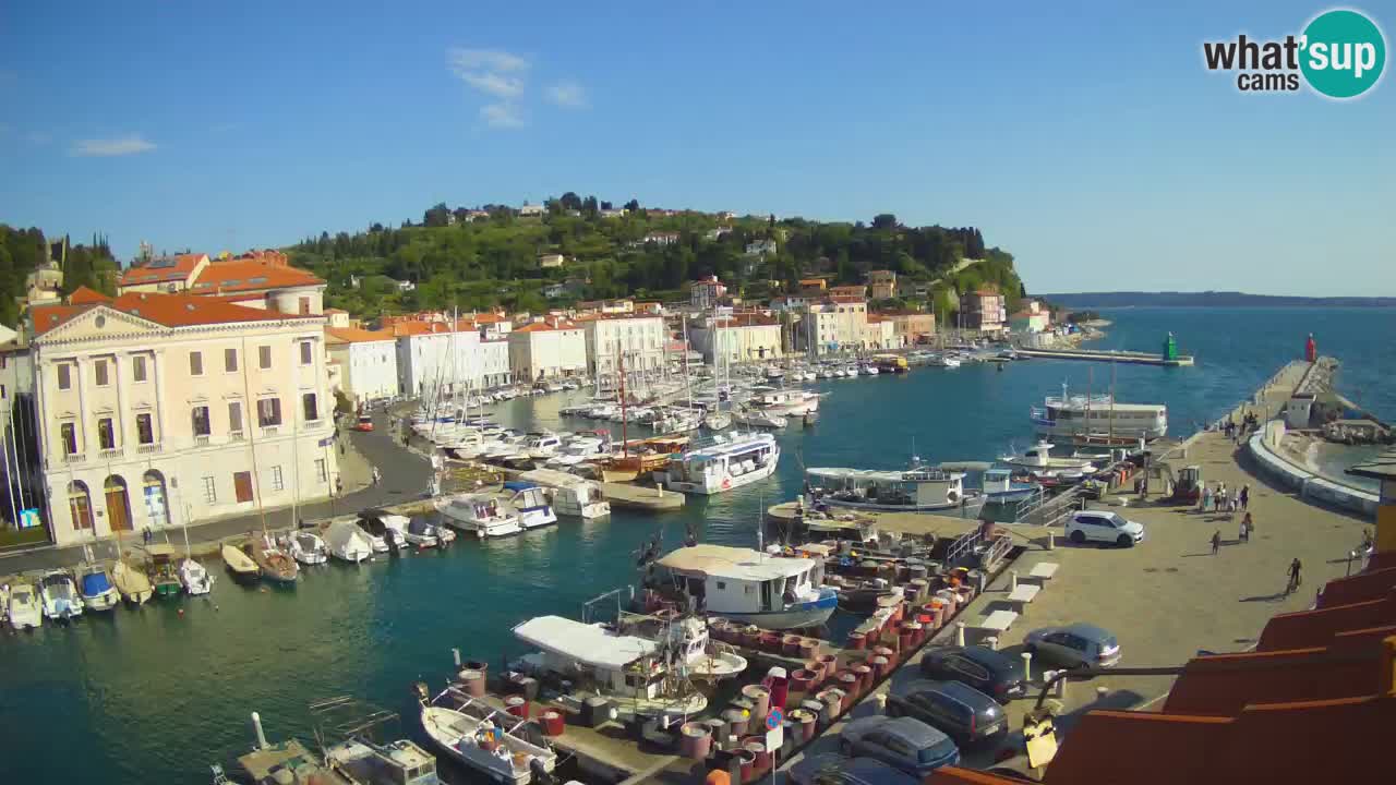 Cámara web en vivo desde Piran “Mandrač” – Increíble vista en vivo desde Villa Piranesi