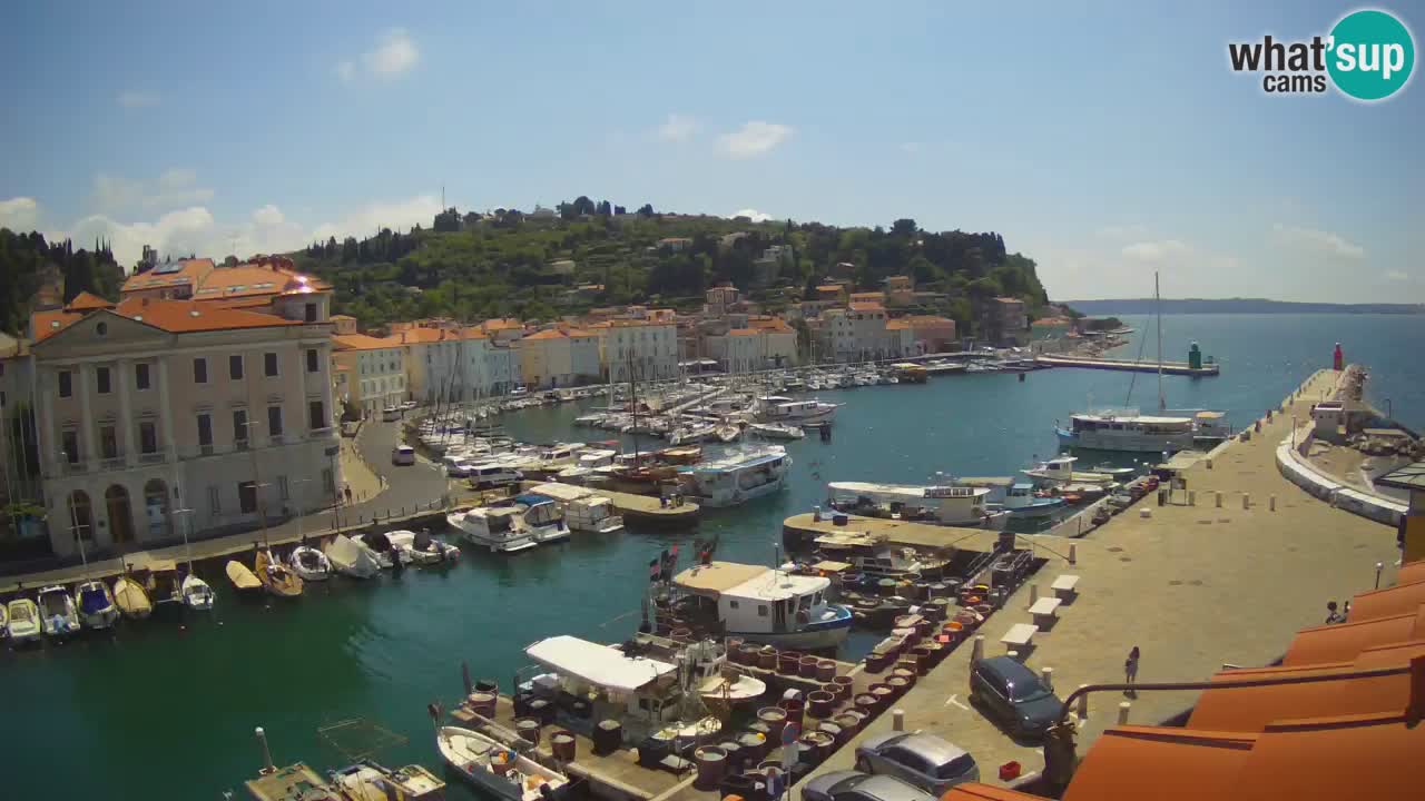 Live webcam from Piran “Mandrač” – Amazing live view from Villa Piranesi