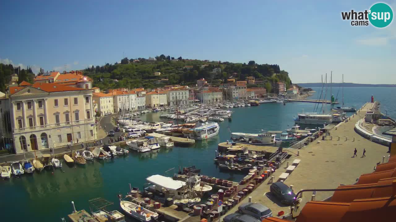 Cámara web en vivo desde Piran “Mandrač” – Increíble vista en vivo desde Villa Piranesi