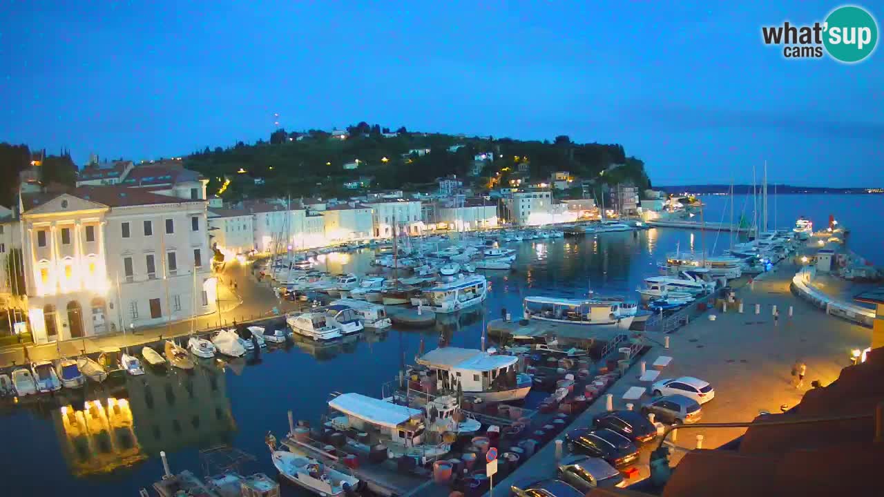 Live webcam from Piran “Mandrač” – Amazing live view from Villa Piranesi