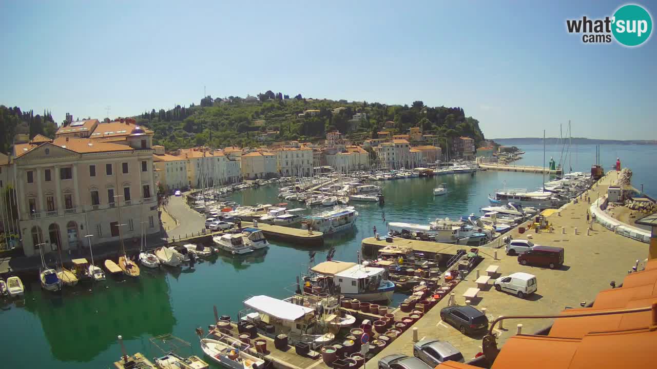 Cámara web en vivo desde Piran “Mandrač” – Increíble vista en vivo desde Villa Piranesi