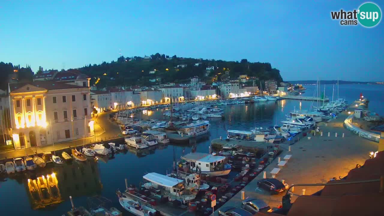 Live webcam from Piran “Mandrač” – Amazing live view from Villa Piranesi