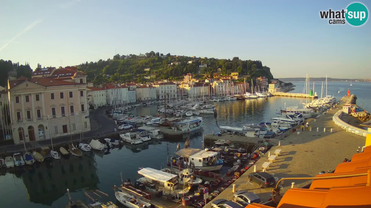 Live webcam from Piran “Mandrač” – Amazing live view from Villa Piranesi