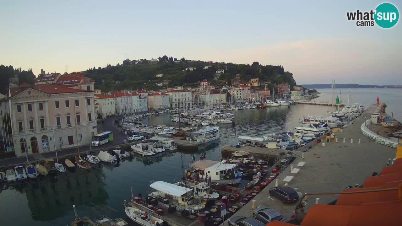 Live webcam from Piran “Mandrač” – Amazing live view from Villa Piranesi