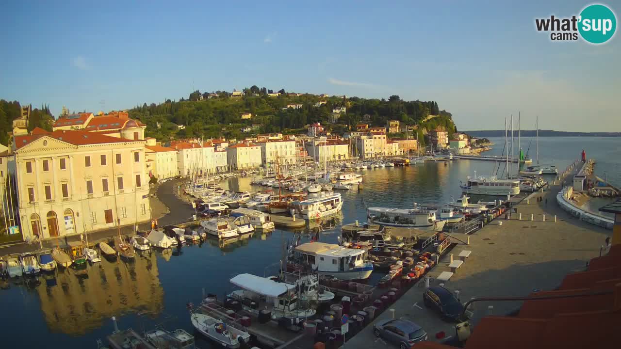 Cámara web en vivo desde Piran “Mandrač” – Increíble vista en vivo desde Villa Piranesi