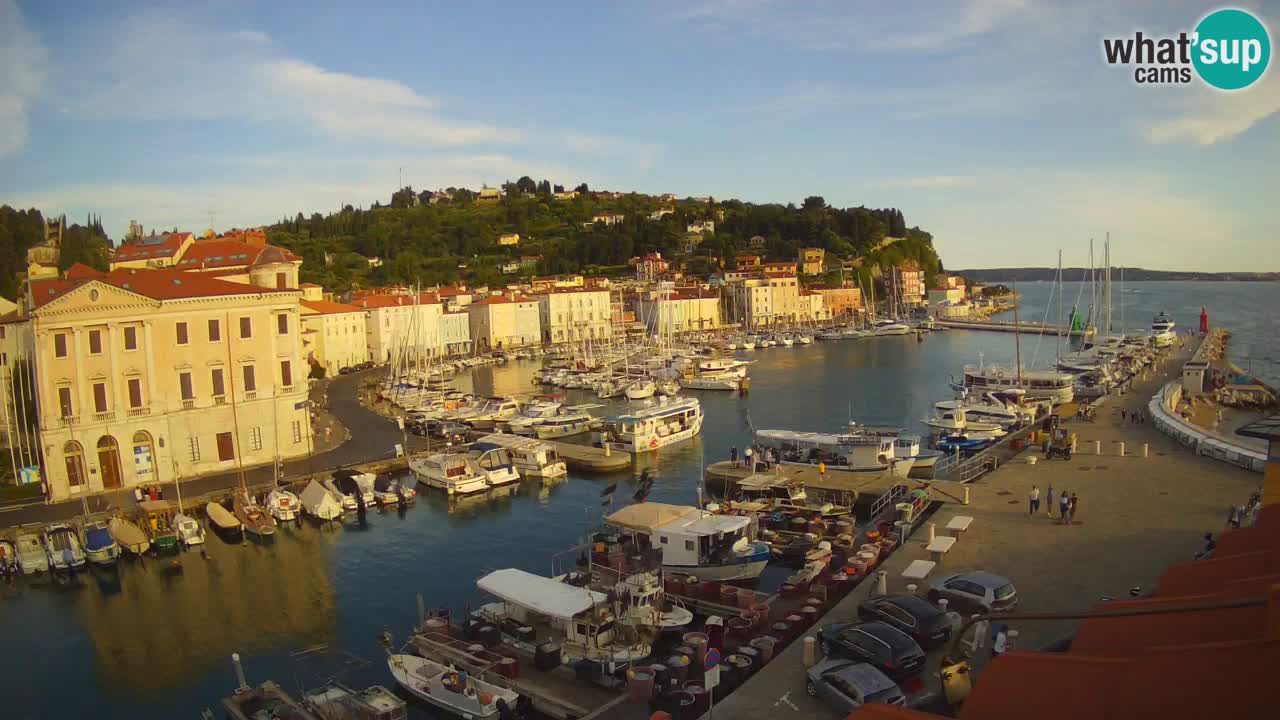 Live webcam from Piran “Mandrač” – Amazing live view from Villa Piranesi