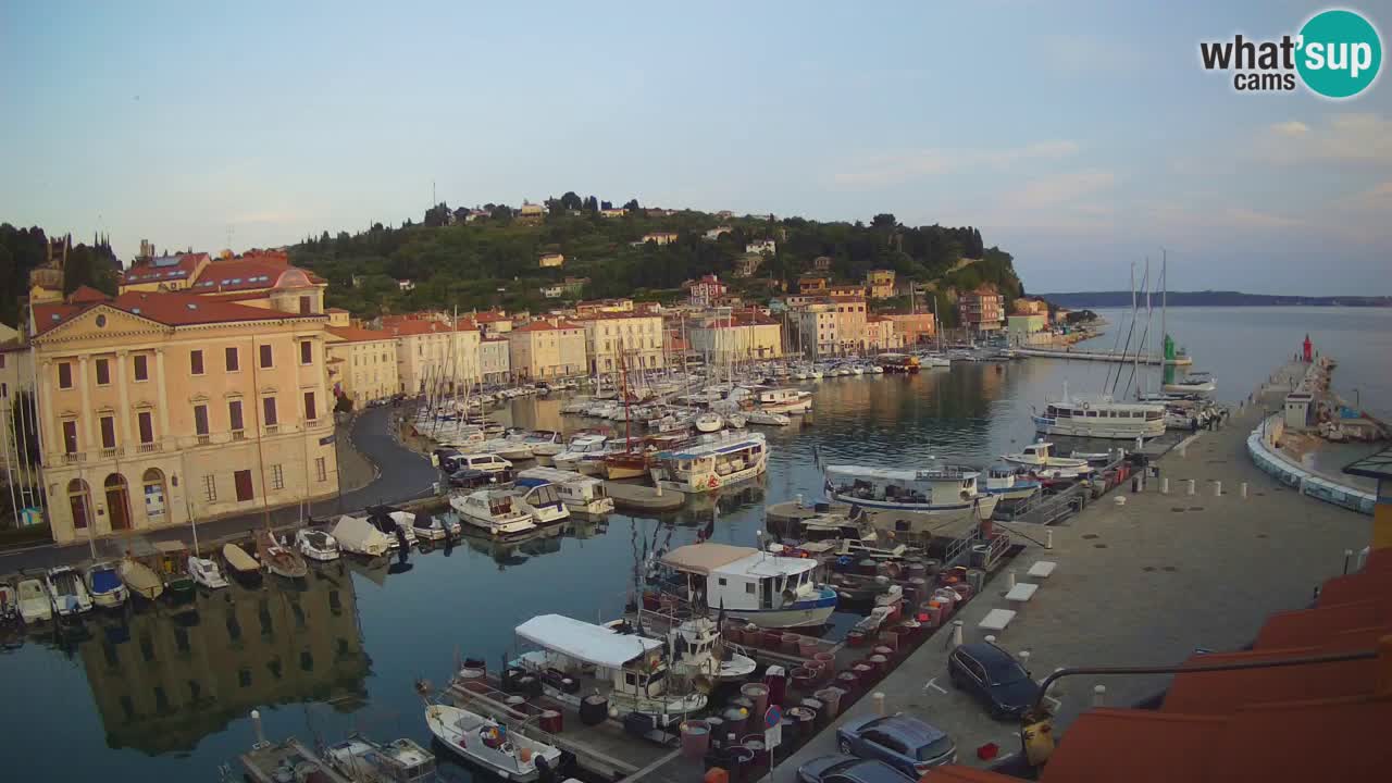 Cámara web en vivo desde Piran “Mandrač” – Increíble vista en vivo desde Villa Piranesi