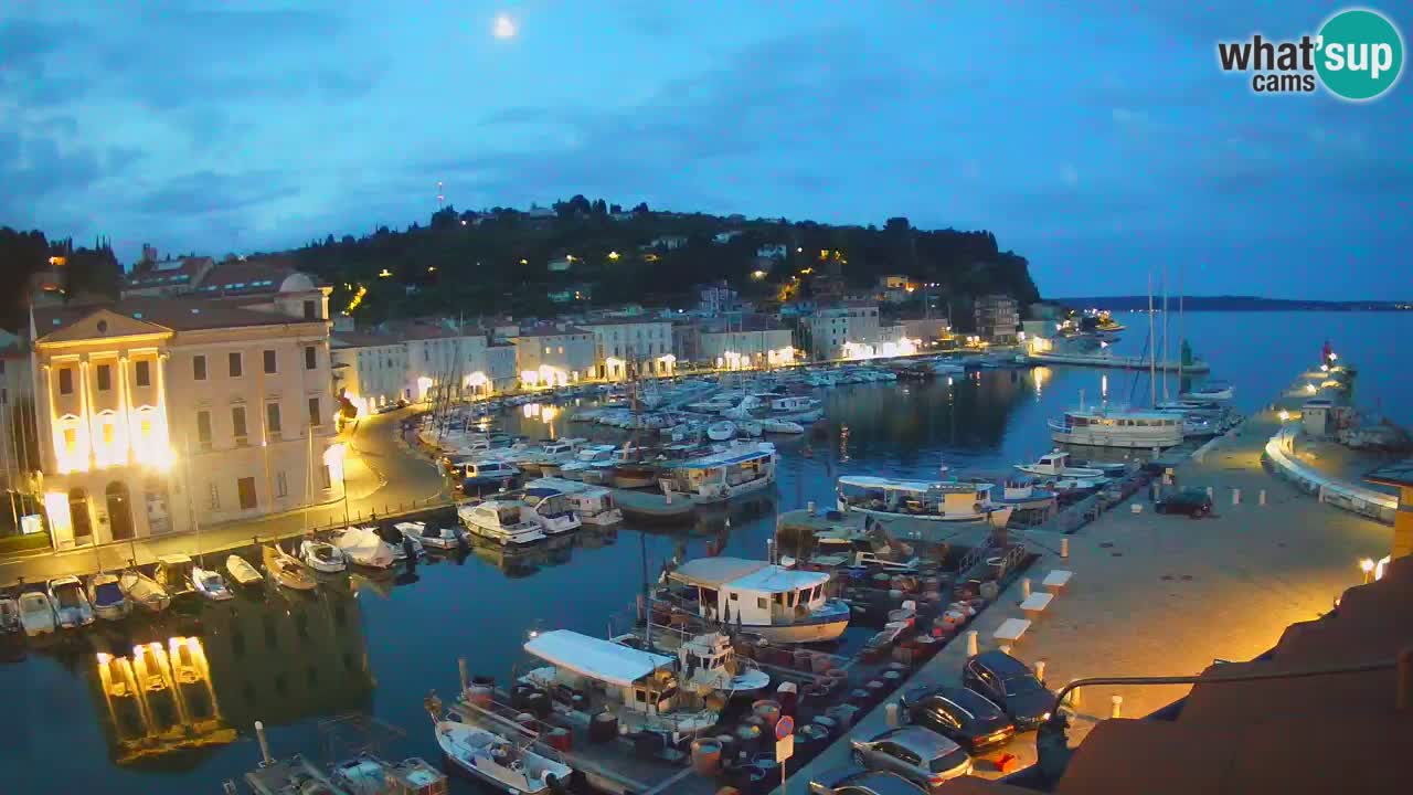 Live webcam from Piran “Mandrač” – Amazing live view from Villa Piranesi