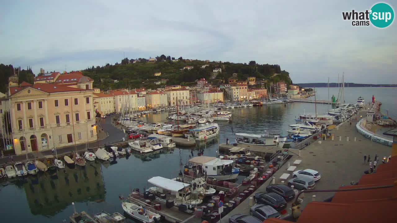 Live webcam from Piran “Mandrač” – Amazing live view from Villa Piranesi