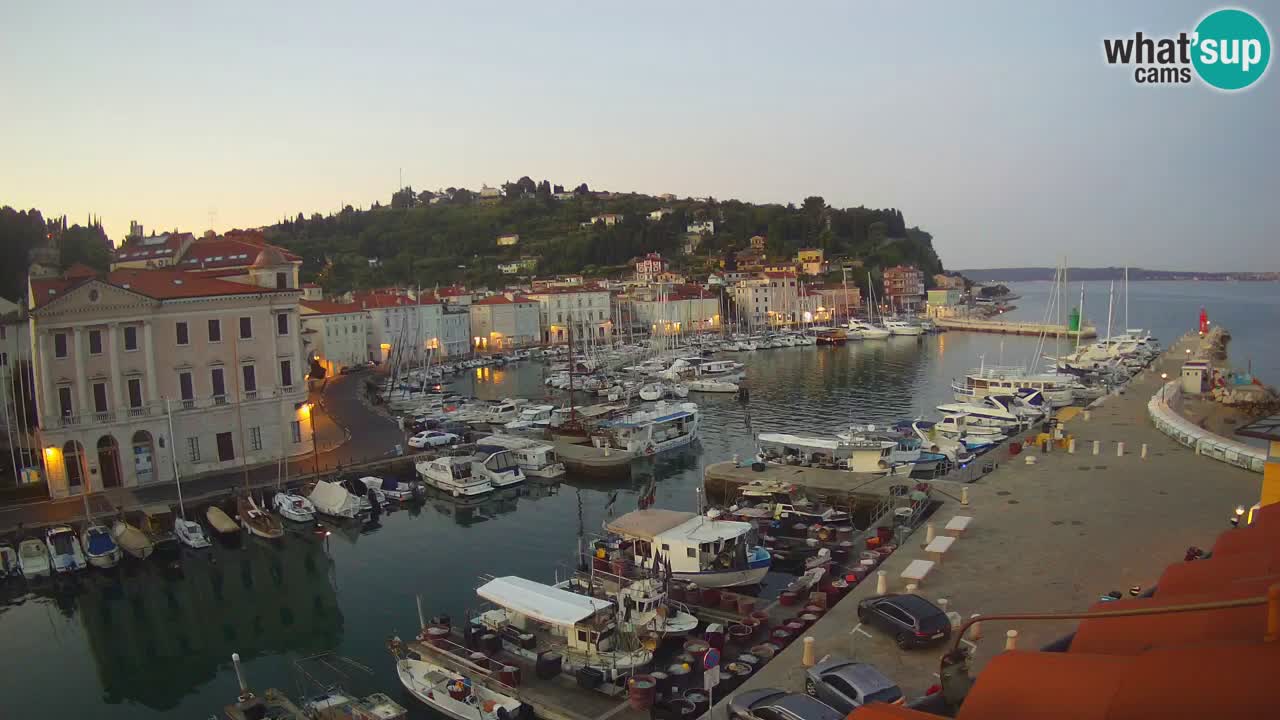 Live webcam from Piran “Mandrač” – Amazing live view from Villa Piranesi