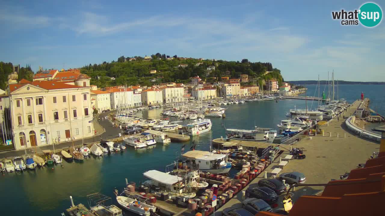 Live webcam from Piran “Mandrač” – Amazing live view from Villa Piranesi