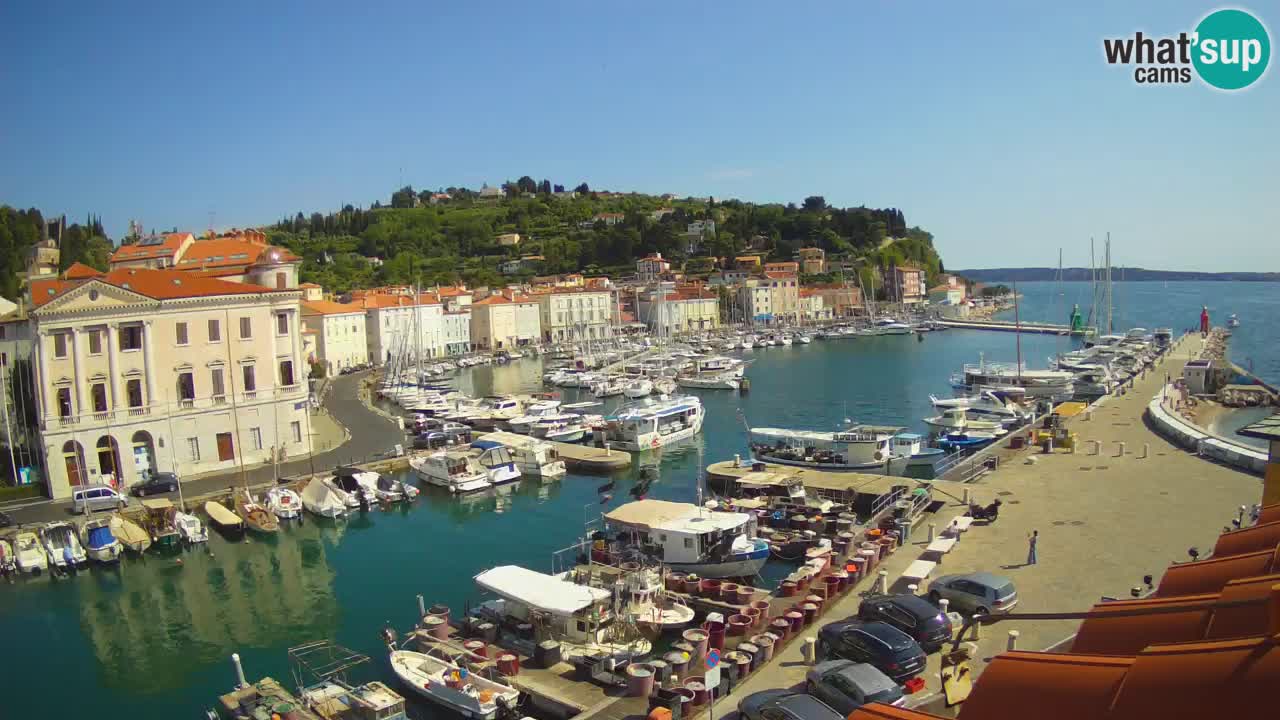 Live webcam from Piran “Mandrač” – Amazing live view from Villa Piranesi