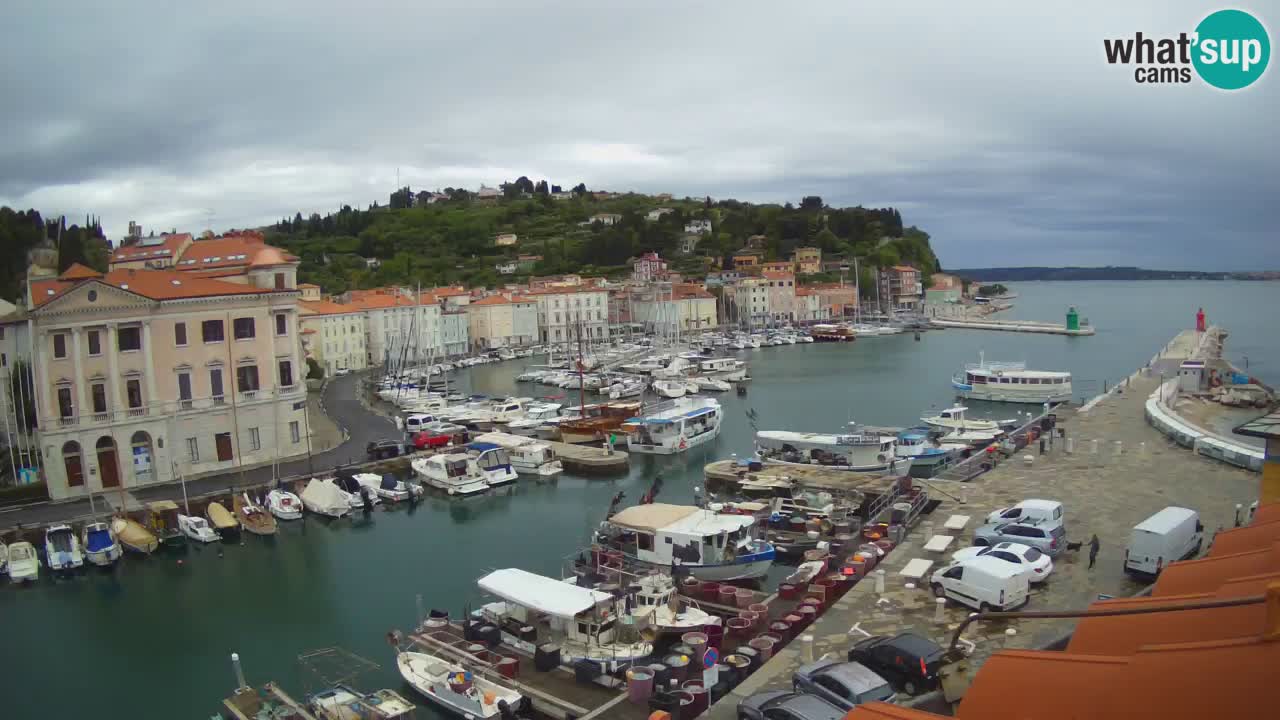 Cámara web en vivo desde Piran “Mandrač” – Increíble vista en vivo desde Villa Piranesi