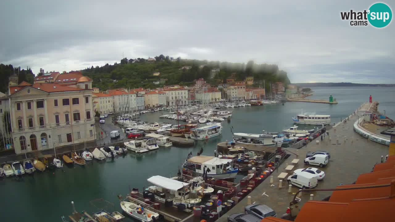 Cámara web en vivo desde Piran “Mandrač” – Increíble vista en vivo desde Villa Piranesi