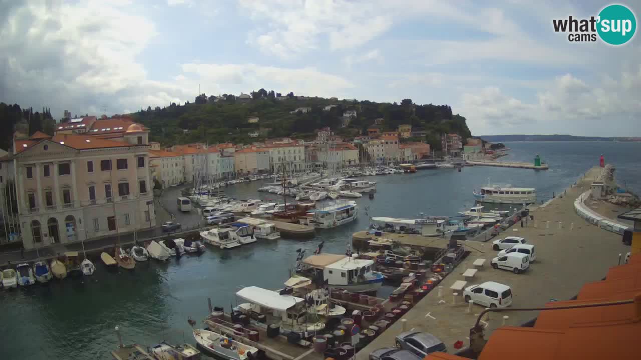 Cámara web en vivo desde Piran “Mandrač” – Increíble vista en vivo desde Villa Piranesi
