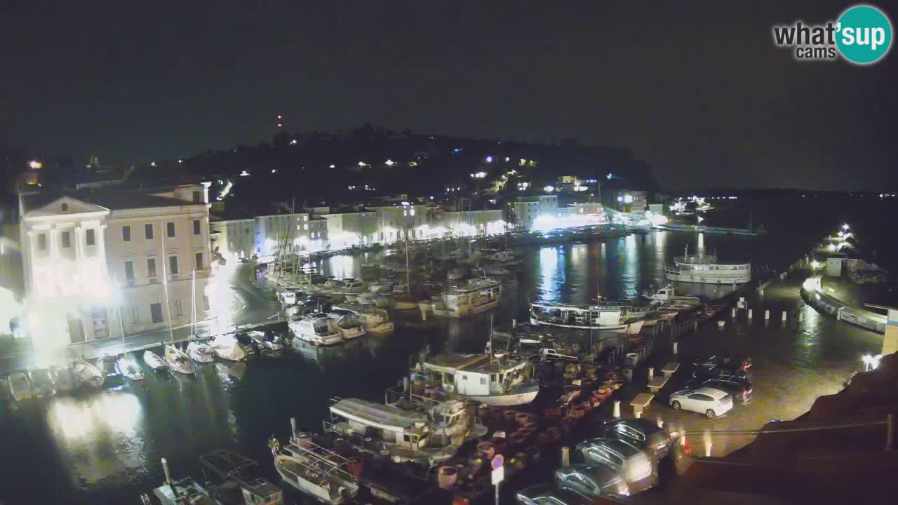 Live webcam da Pirano “Mandrač” – Splendida vista live da Villa Piranesi