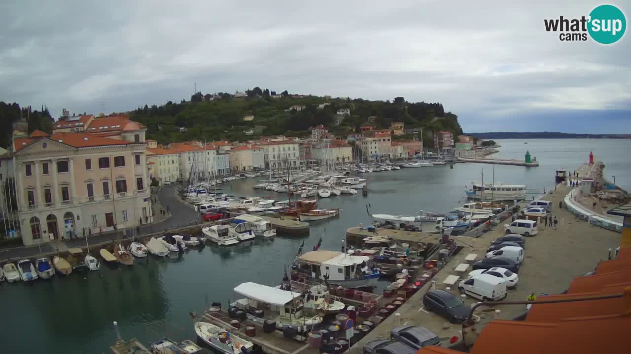 Live webcam from Piran “Mandrač” – Amazing live view from Villa Piranesi