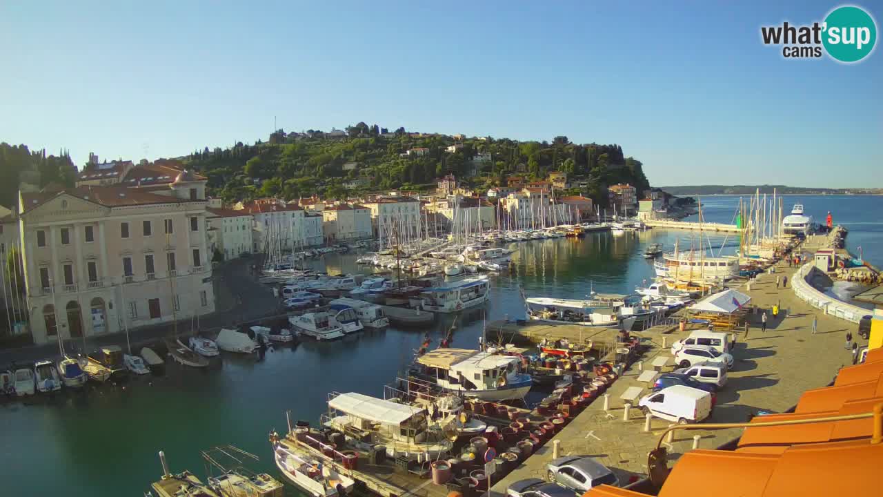 Cámara web en vivo desde Piran “Mandrač” – Increíble vista en vivo desde Villa Piranesi