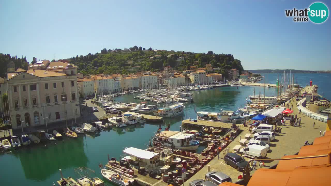 Cámara web en vivo desde Piran “Mandrač” – Increíble vista en vivo desde Villa Piranesi