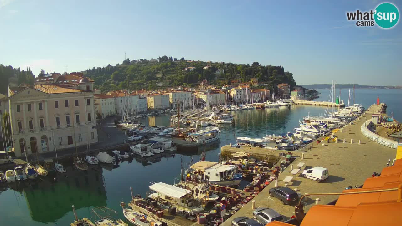 Cámara web en vivo desde Piran “Mandrač” – Increíble vista en vivo desde Villa Piranesi