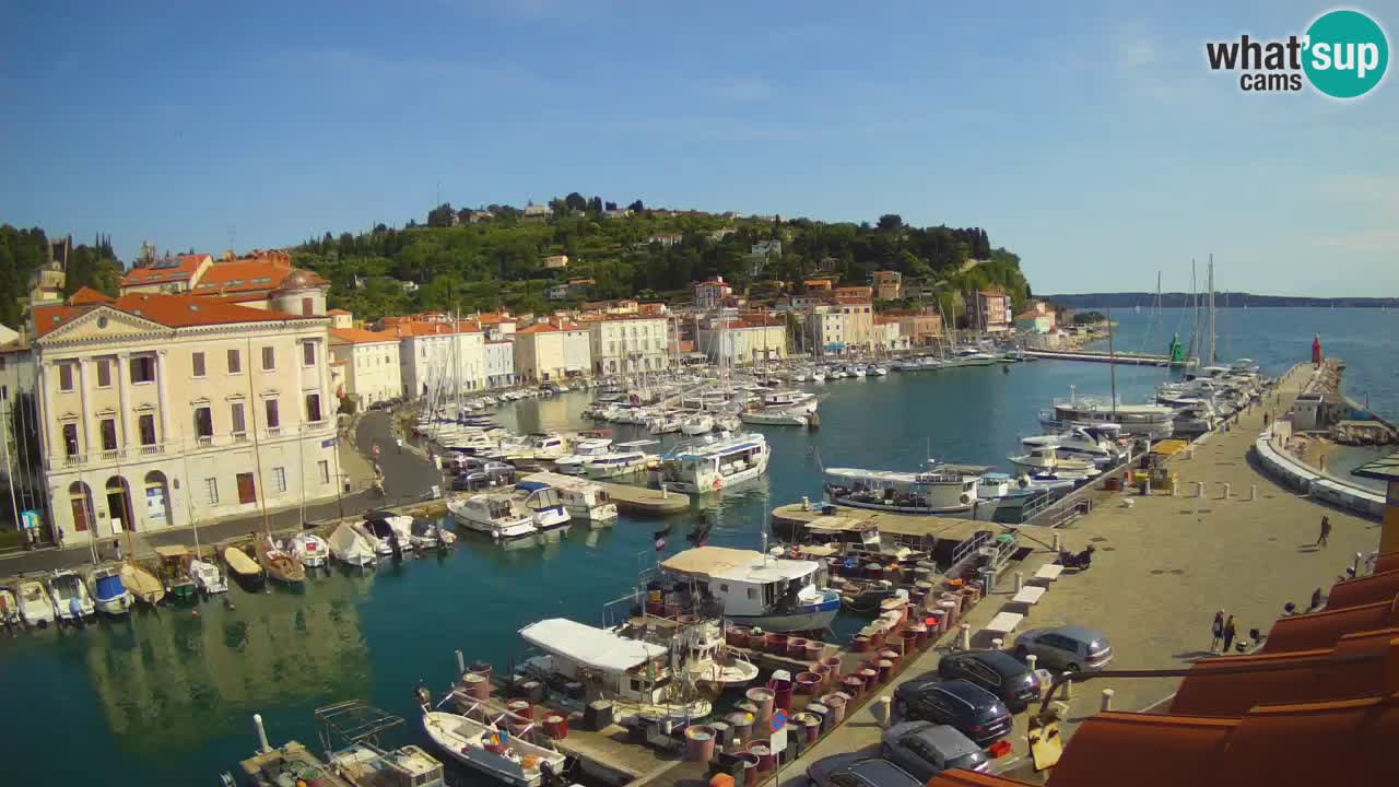 Cámara web en vivo desde Piran “Mandrač” – Increíble vista en vivo desde Villa Piranesi