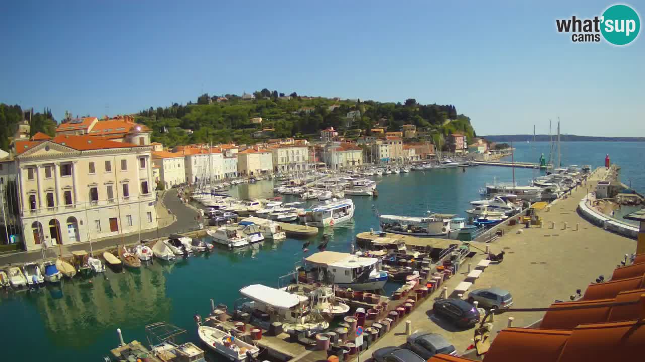 Live-Webcam aus Piran “Mandrač” – Erstaunliche Live-Ansicht von Villa Piranesi