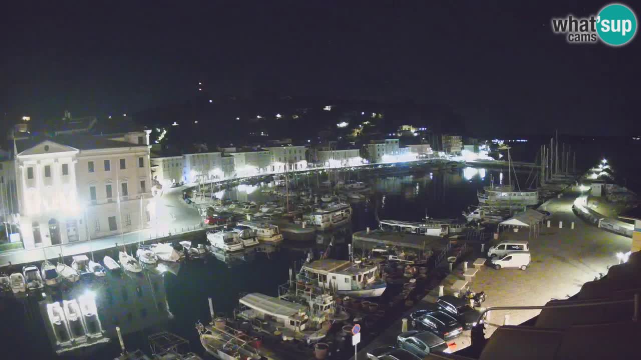 Live webcam da Pirano “Mandrač” – Splendida vista live da Villa Piranesi