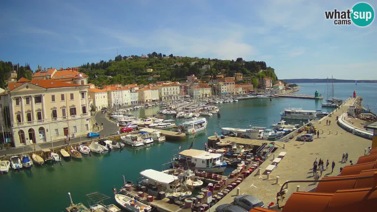 Cámara web en vivo desde Piran “Mandrač” – Increíble vista en vivo desde Villa Piranesi