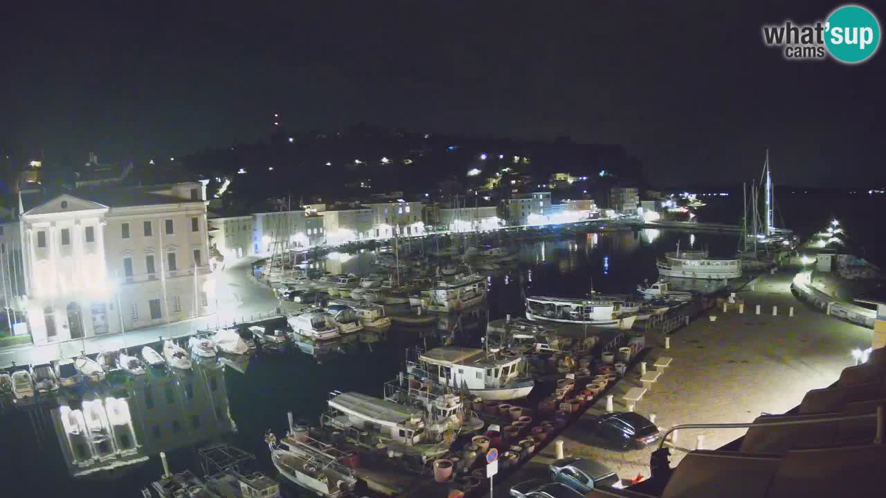 Live-Webcam aus Piran “Mandrač” – Erstaunliche Live-Ansicht von Villa Piranesi