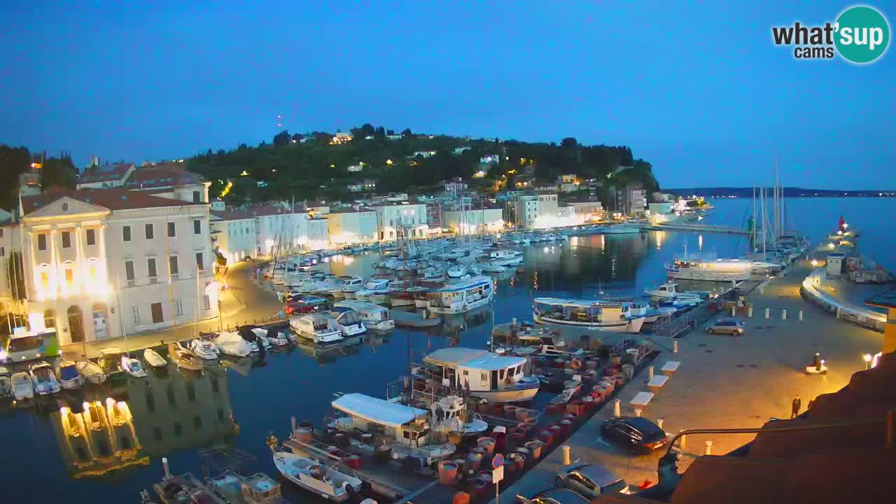 Cámara web en vivo desde Piran “Mandrač” – Increíble vista en vivo desde Villa Piranesi
