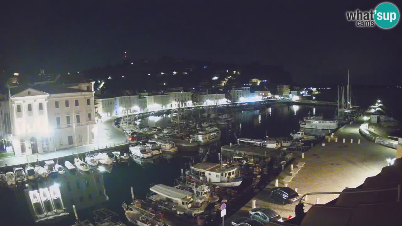 Live webcam da Pirano “Mandrač” – Splendida vista live da Villa Piranesi