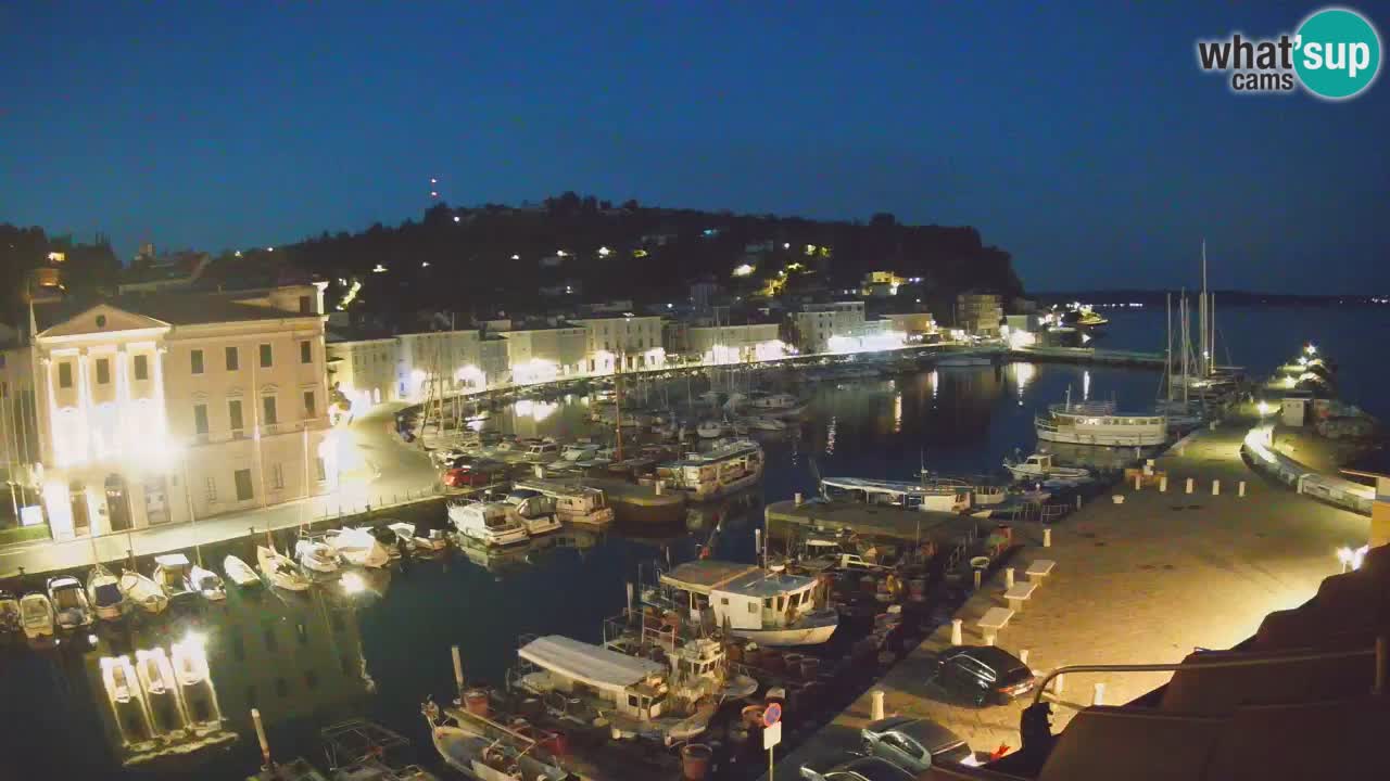 Live-Webcam aus Piran “Mandrač” – Erstaunliche Live-Ansicht von Villa Piranesi