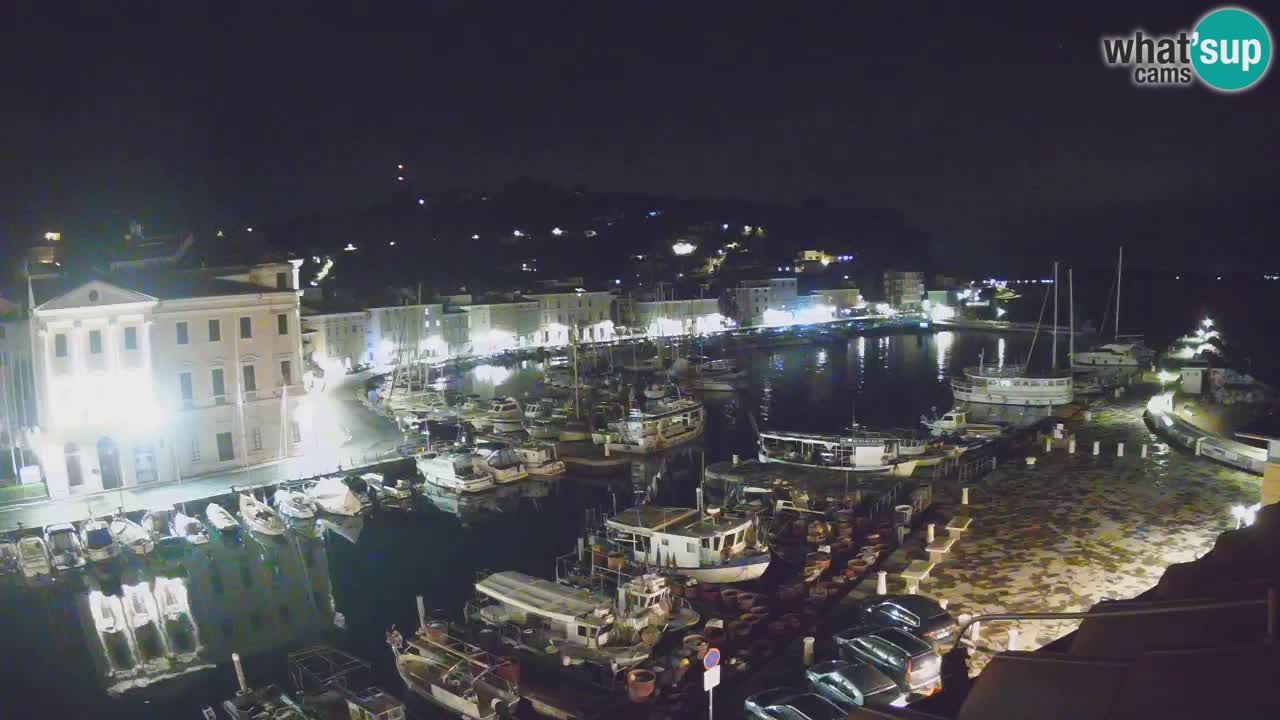 Live webcam da Pirano “Mandrač” – Splendida vista live da Villa Piranesi