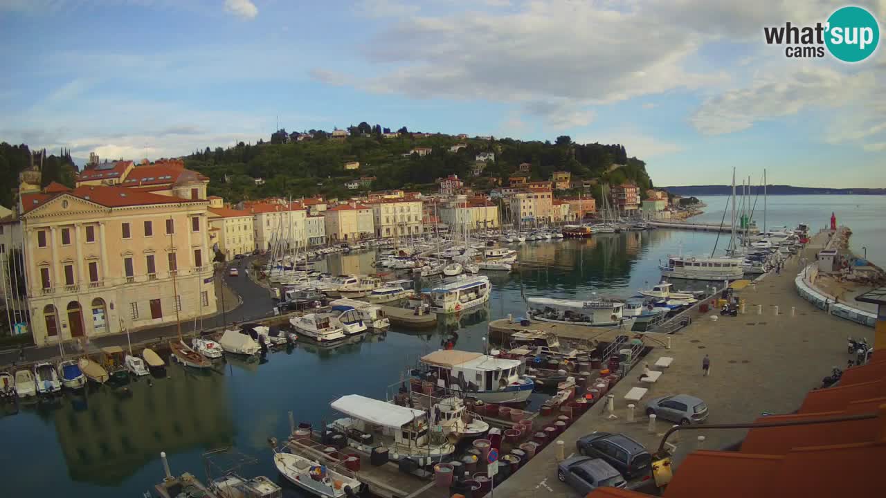 Live-Webcam aus Piran “Mandrač” – Erstaunliche Live-Ansicht von Villa Piranesi