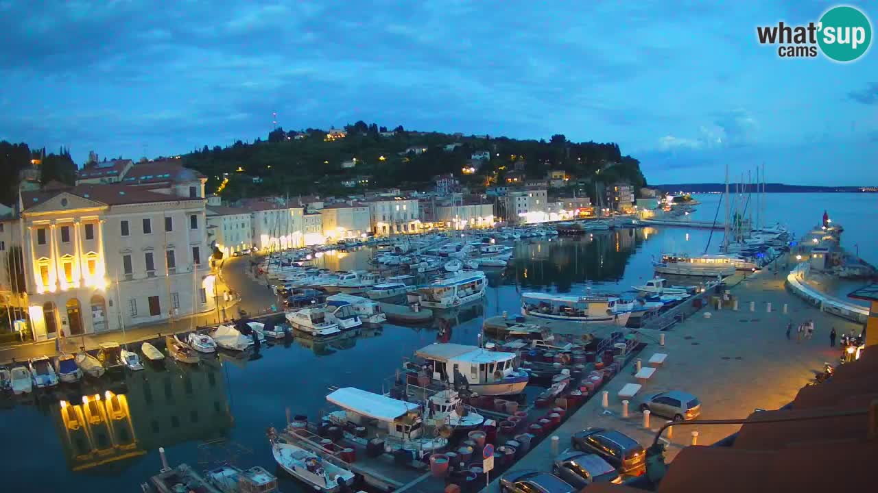 Cámara web en vivo desde Piran “Mandrač” – Increíble vista en vivo desde Villa Piranesi